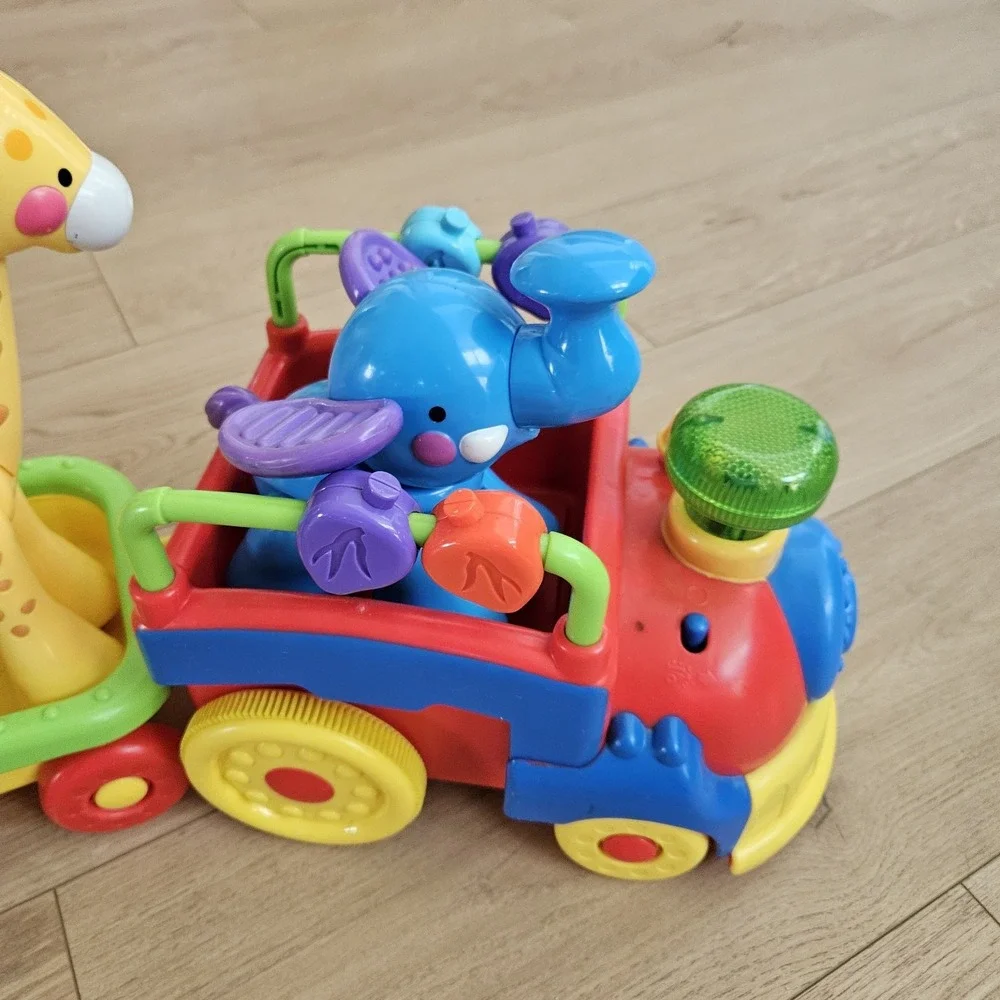 Vtg Fisher-Price Amazing Animals Sing & Go Choo-Choo (Discontinued) Toy